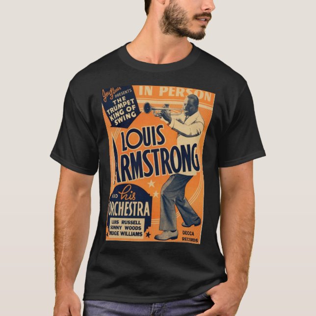 Louis Armstrong Vintag   T-Shirt (Vorderseite)