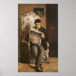 Louis Auguste Cezanne Vater der Künstlerlesung Poster