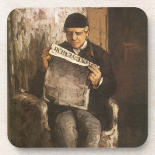 Louis Auguste Cezanne Vater des Künstlers beim Les Getränkeuntersetzer