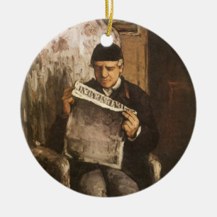 Louis Auguste Cezanne Vater des Künstlers beim Les Keramikornament