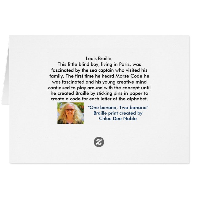 Louis Braille (Rückseite Horizontal)