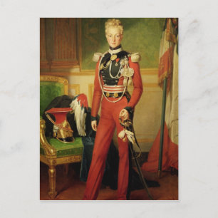 Louis-Charles-Philippe von Orleans Duke of Postkarte