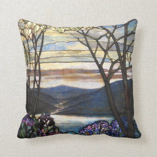 Louis Comfort Tiffany - Hartglas 4 Magnolias Kissen