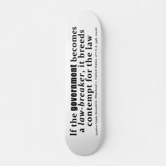 Louis D. Brandeis Olmstead / United Staaten (1928) Skateboard