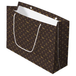 Louis-Dackel-Luxushundekleidung Große Geschenktüte