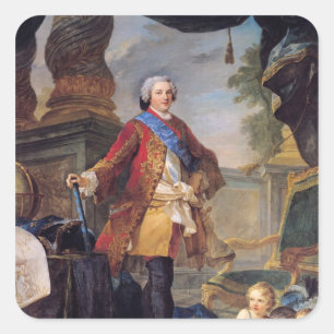 Louis Dauphin von Frankreich Quadratischer Aufkleber