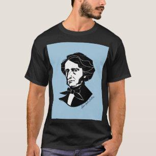Louis-Hector Berlioz (auf farbigem Hintergrund) T-Shirt