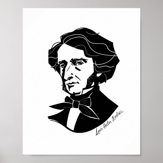 Louis-Hector Berlioz Poster (Vorne)