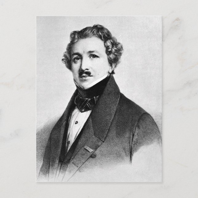 Louis Jacques Mande Daguerre Postkarte (Vorderseite)