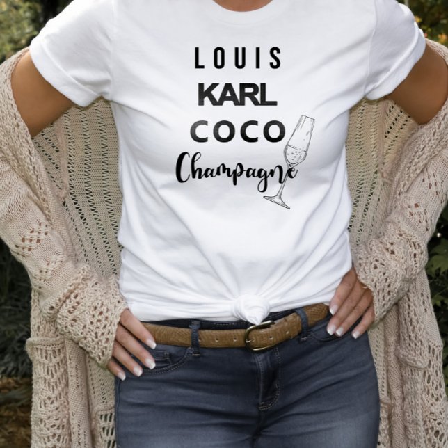 Louis Karl Coco Champagne Statement T-Shirt (Von Creator hochgeladen)