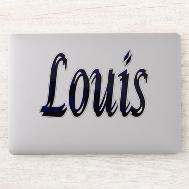Louis Name Logo, Aufkleber
