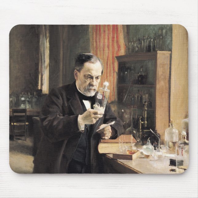 Louis Pasteur in seinem Labor, 1885 Mousepad (Vorne)