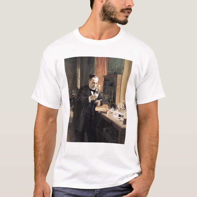 Louis Pasteur in seinem Labor, 1885 T-Shirt (Vorderseite)