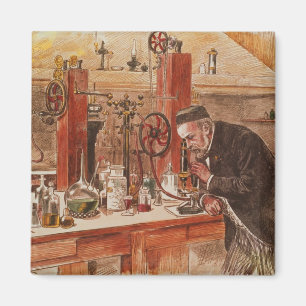 Louis Pasteurexperimentieren Magnet