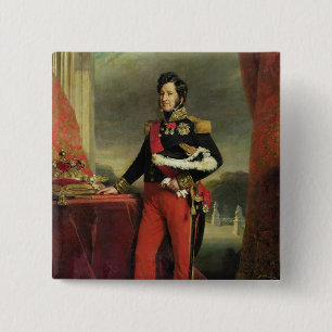 Louis-Philippe I, König von Frankreich Button