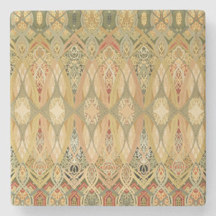 Louis Sullivan Chicago Stock Exchange Stencil Steinuntersetzer