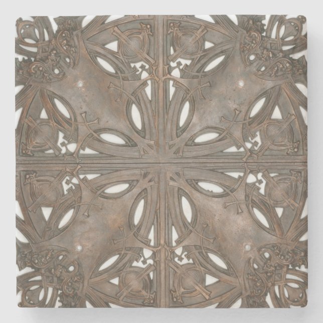 Louis Sullivan Ornament Design Steinuntersetzer (Vorderseite)