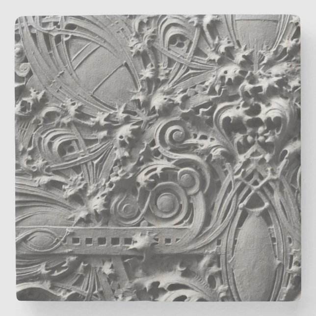 Louis Sullivan Spandrel Panel Detail Steinuntersetzer (Vorderseite)