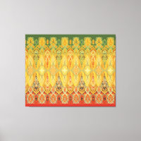 Louis Sullivan Truss Frieze Stencil Canvas Print