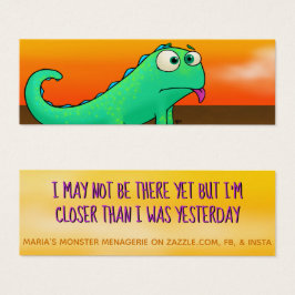 Louis the Lizard, w/quote, Glückskarten