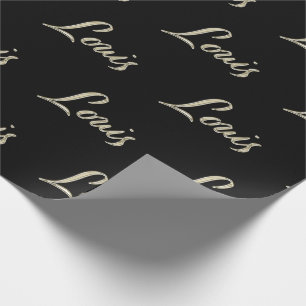 Louis Vorname Name edles Geschenkpapier Papier