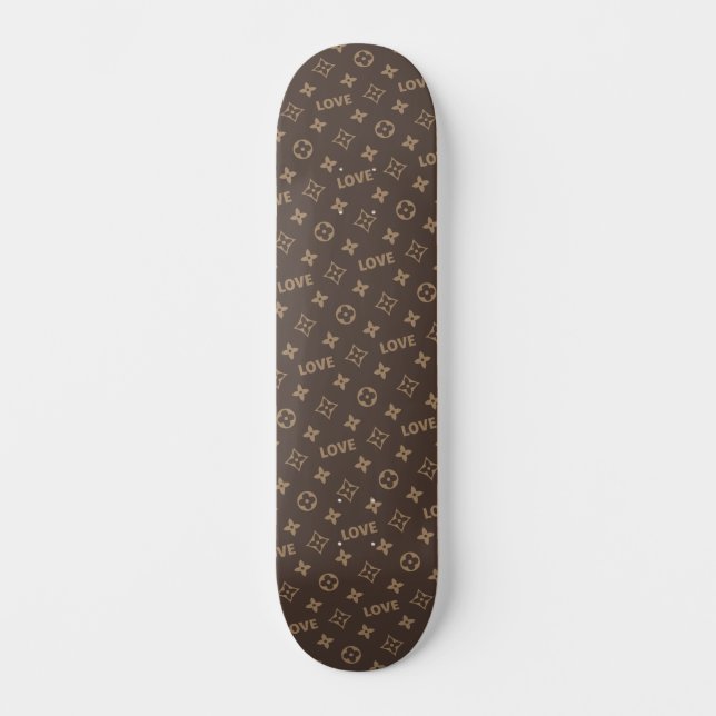 Louis Vuitton Muster Liebe Skateboard (Vorderseite)