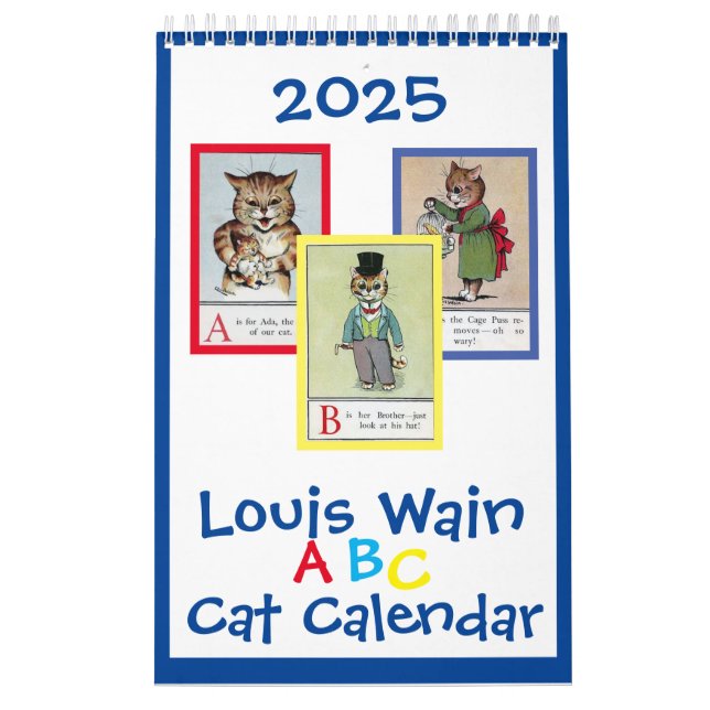 Louis Wain ABC Cats, Kalender (Titelbild)