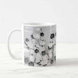 Louis Wain Cat Art Be Good Cat Kissen Kampf Kaffeetasse