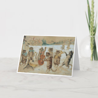 Louis Wain Cat Danke-Karte Dankeskarte