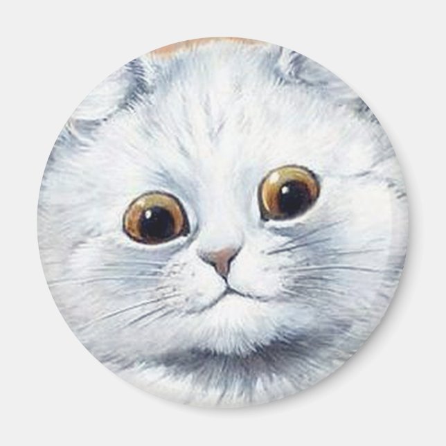 Louis Wain cat Magnet (Vorne)