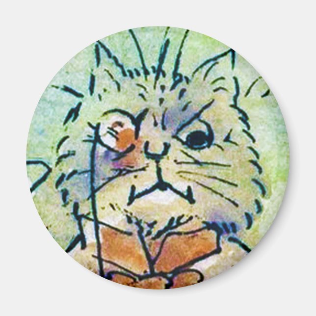 Louis Wain cat Magnet (Vorne)
