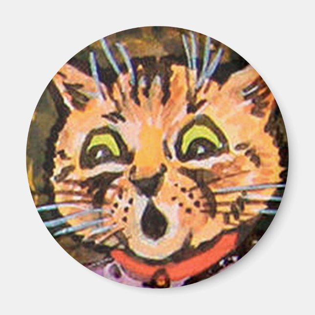Louis Wain cat Magnet (Vorne)