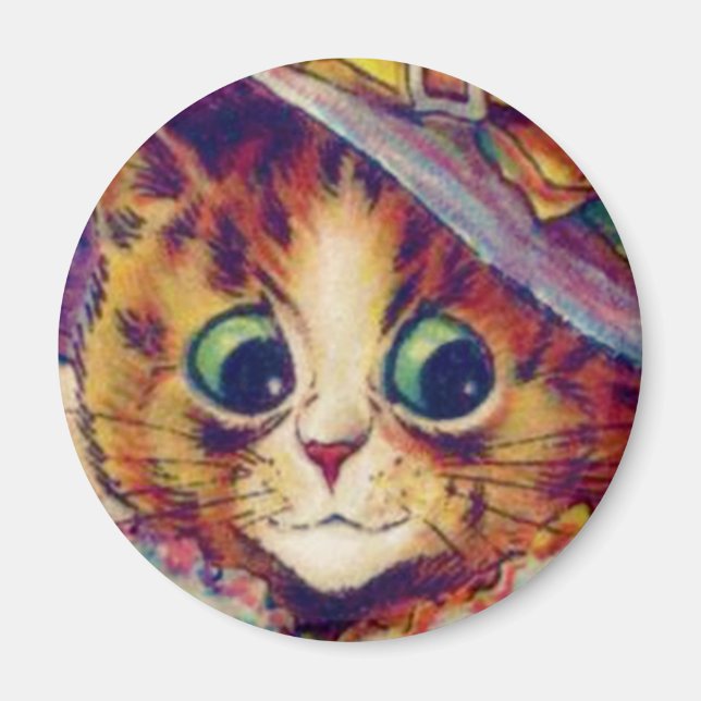 Louis Wain cat Magnet (Vorne)