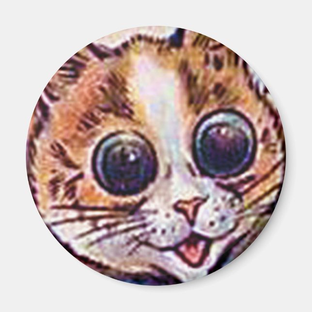 Louis Wain cat Magnet (Vorne)
