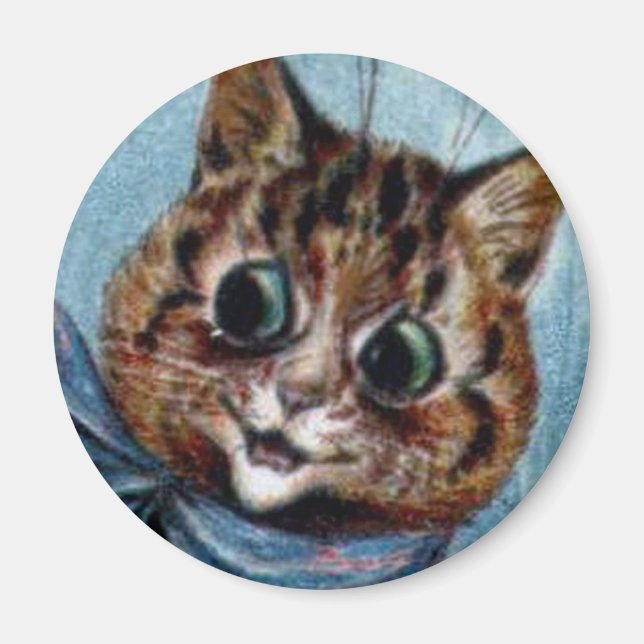 Louis Wain cat Magnet (Vorne)