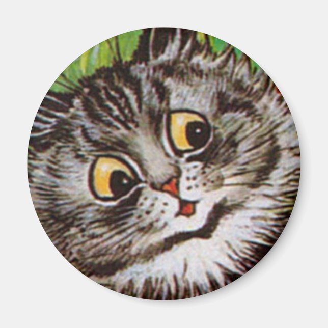 Louis Wain cat Magnet (Vorne)
