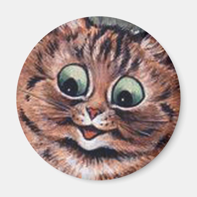 Louis Wain cat Magnet (Vorne)