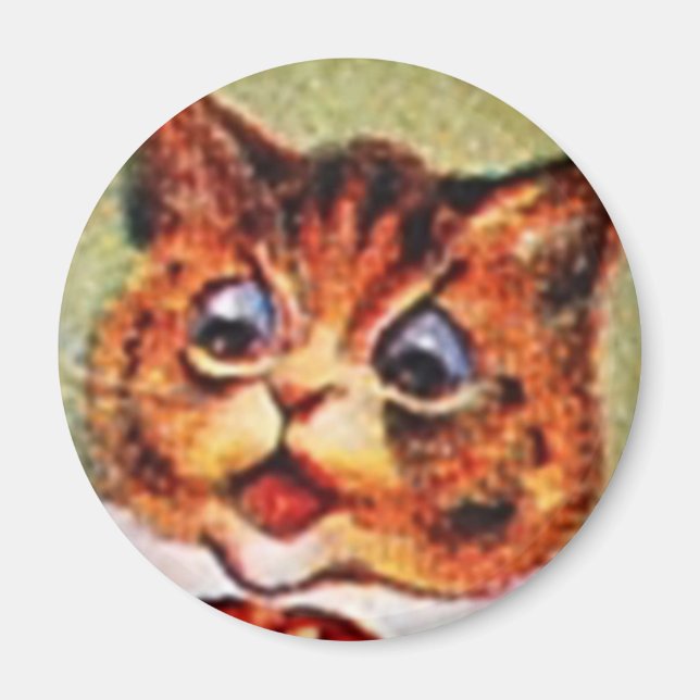 Louis Wain cat Magnet (Vorne)