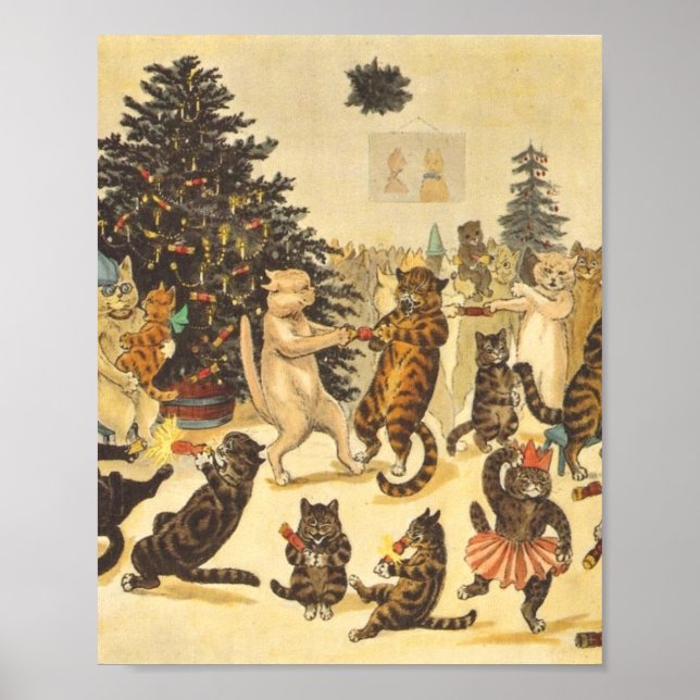 Louis Wain Christmas Party Poster (Vorne)