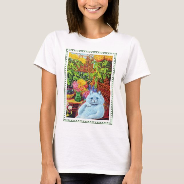 Louis Wain - die anthropomorphe Katze T-Shirt (Vorderseite)