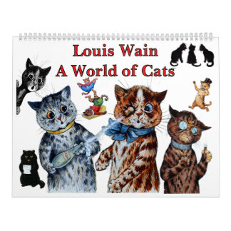 Louis Wain - Eine Welt der Katzen Kalender