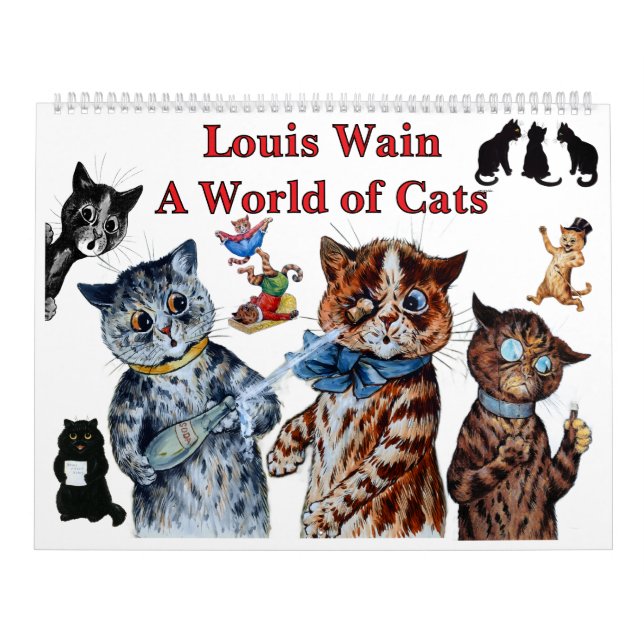 Louis Wain - Eine Welt der Katzen Kalender (Titelbild)