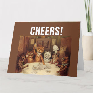 LOUIS WAIN KATZE KATZEN GEBURTSTAG Karte