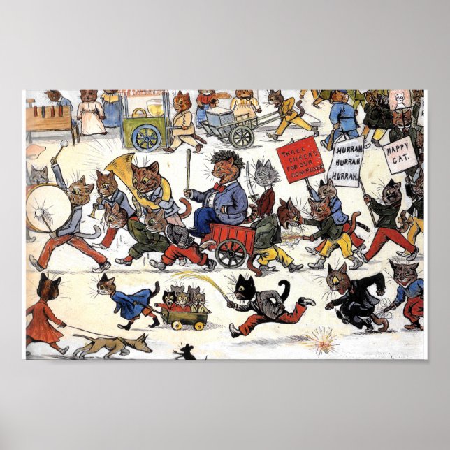 Louis Wain Katzen 2 Poster (Vorne)