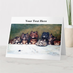 Louis Wain Katzen 3 Karte