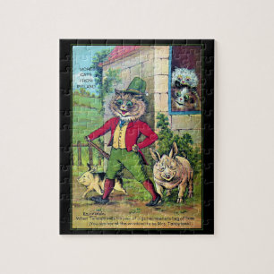 Louis Wain Katzen aus Irland Puzzle