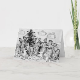 Louis Wain - Katzen feiern Weihnachten