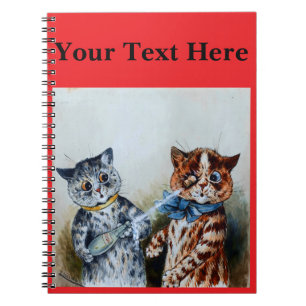 Louis Wain Katzen Notizblock