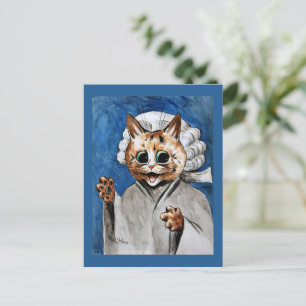 Louis Wain Kunst, Der Rechtsanwalt, Postkarte