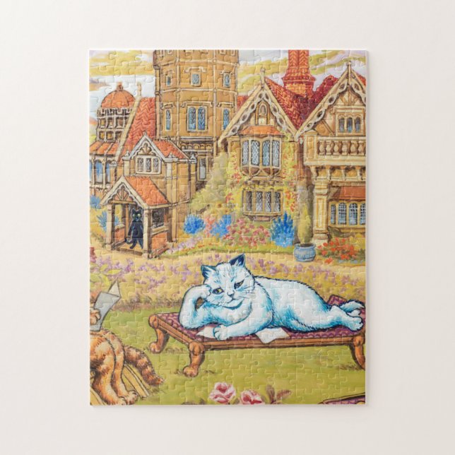 Louis Wain - Summer Tea Party Puzzle (Vertikal)